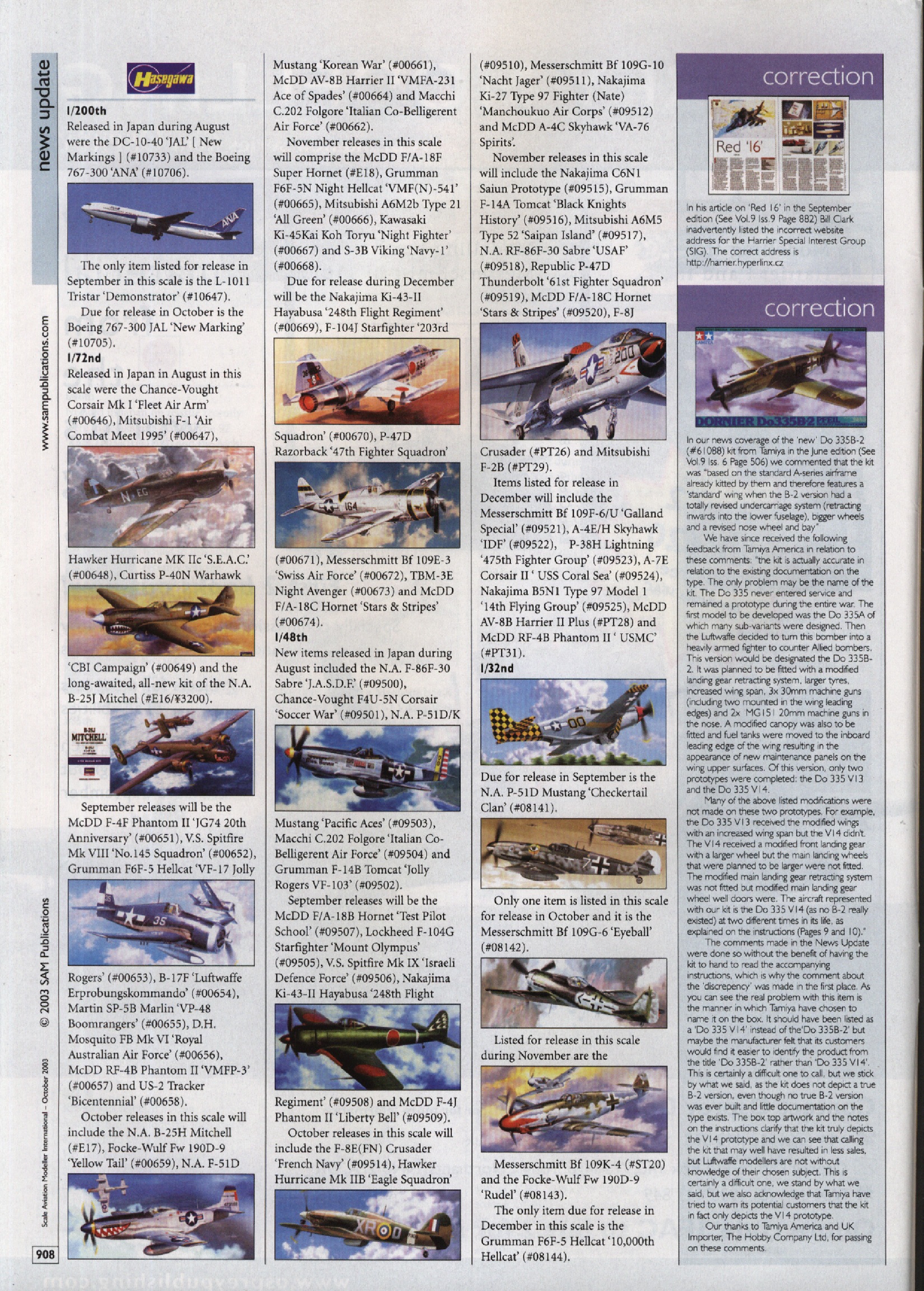 Scale Aviation Modeller International 2003-10